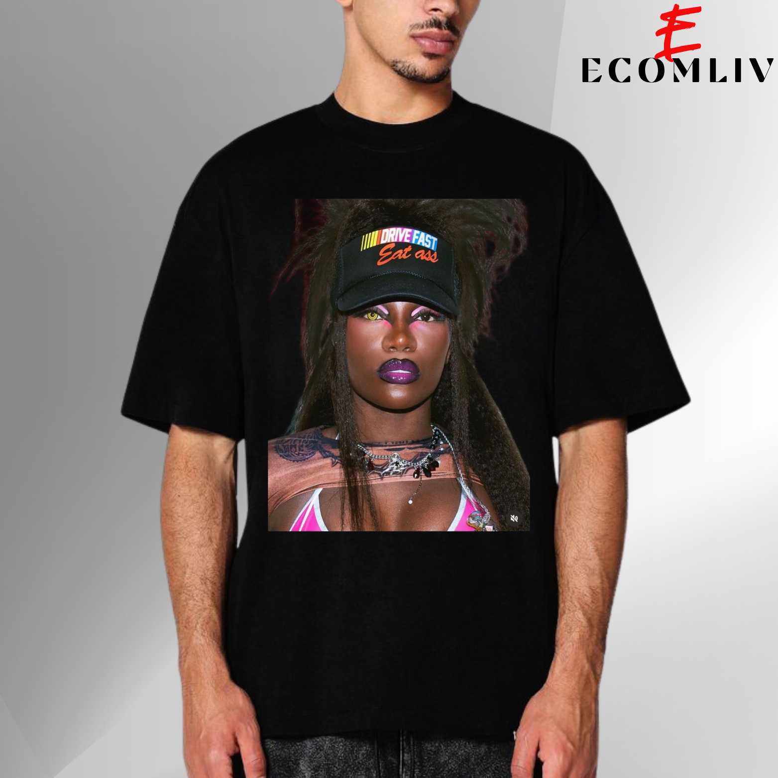 Doechii Portrait T Shirt, Unisex Streetwear Music Tee, Pop Culture Fashion